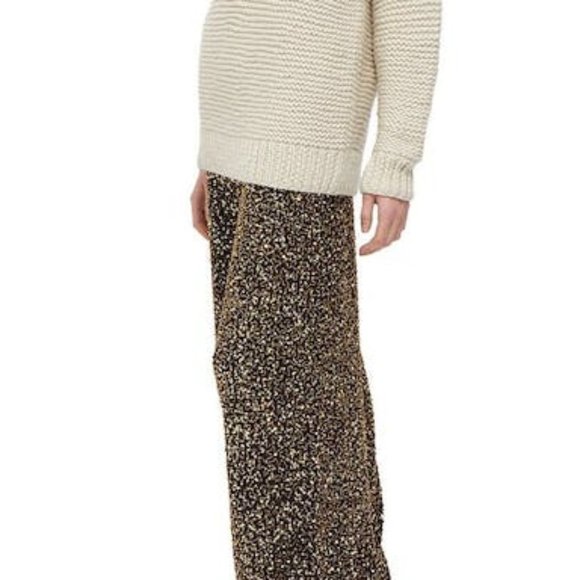 FRENCH Connection Aida Sequined Wide-Leg Pants - Picture 5 of 5